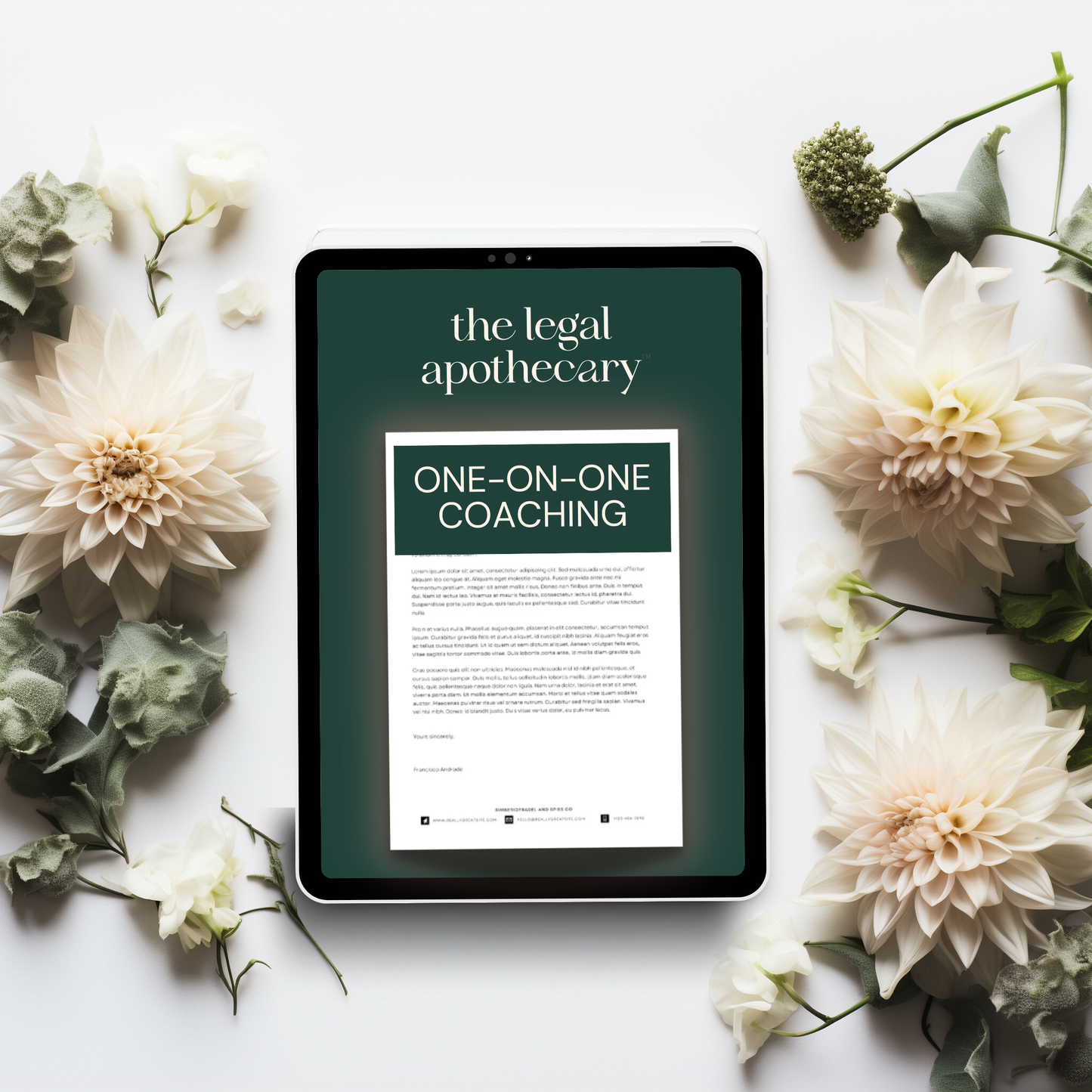 One-on-One Coaching Agreement
